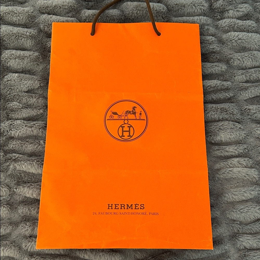 Hermes La Maison Vibrant Orange Bag
